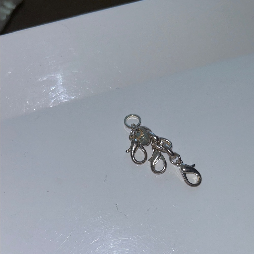 Origami Owl Silver Multi-Clasp Connector Charm